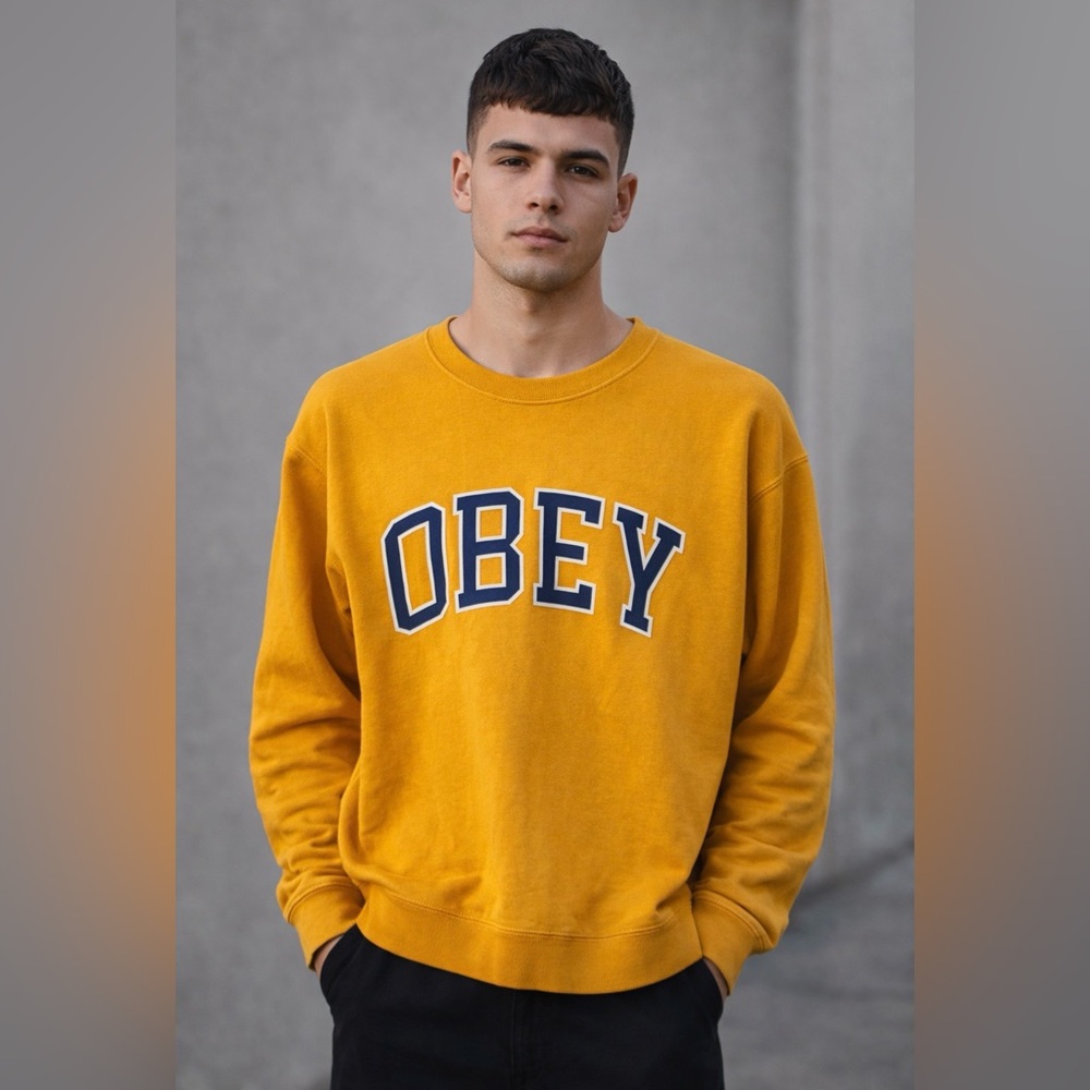 Obey Sports Crew Neck Sweater